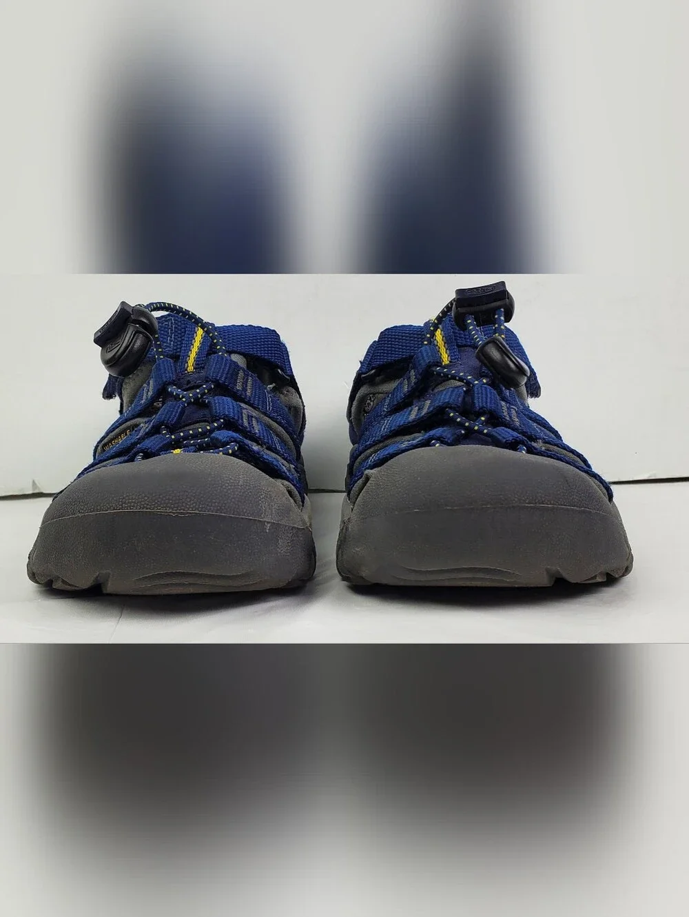 Keen Newport H2 Little Kids Blue Sandals Water Shoes Waterproof - Size 13 - GUC